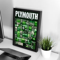 Image 1 of City of Plymouth Poster - A3 / A4