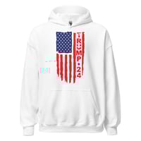 Image 2 of Trump 2024 USA Flag Unisex Hoodie