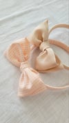 Crincled Satin/Chiffon Headband