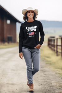Image 5 of Trump 2024 Unisex Sweatshirt, Republican Hoodie, Conservative Shirt, Republican Gift, Patriot Shirt