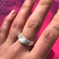 Image 2 of wide textured ring no.1