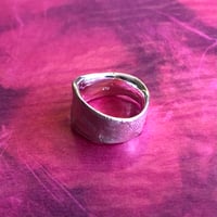 Image 1 of wide textured ring no.2