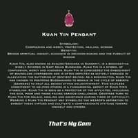 Image 3 of 10 K Praying Kuan Yin Buddha Pendant (Particially Iced) 