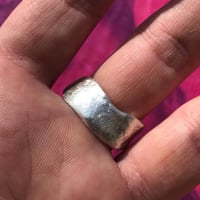 Image 3 of wide textured ring no.1