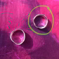 Image 4 of wide textured ring no.1