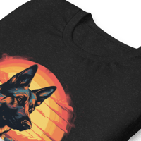 Image 3 of German Shepherd T-Shirt - Sunset