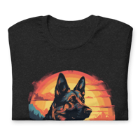 Image 2 of German Shepherd T-Shirt - Sunset