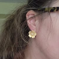 Image 5 of Flower & Gem Earrings