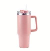 Image 3 of 40 oz Tumbler w/ Lid and Straw