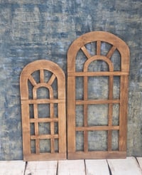 Image 1 of Wooden door  *double-sided window set