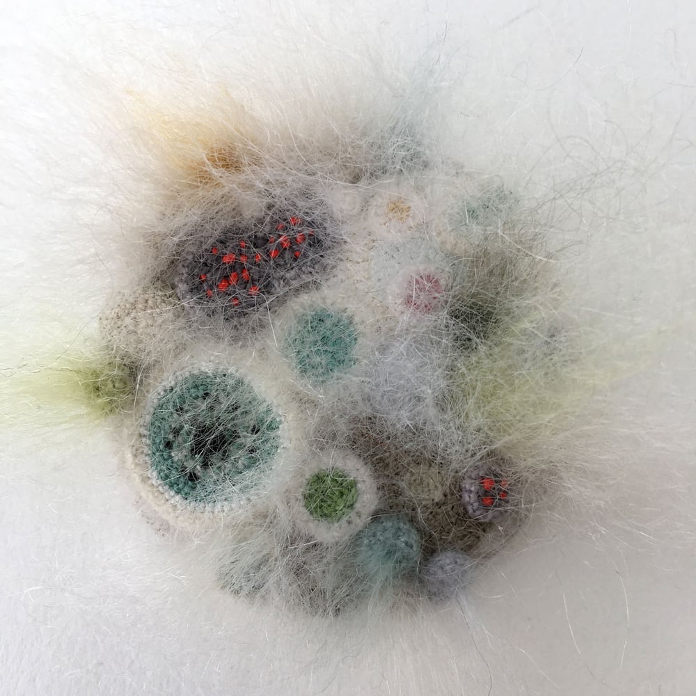 Image of Pale mouldy madness brooch
