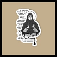 Image 2 of Mother Maria of Paris Sticker Quote