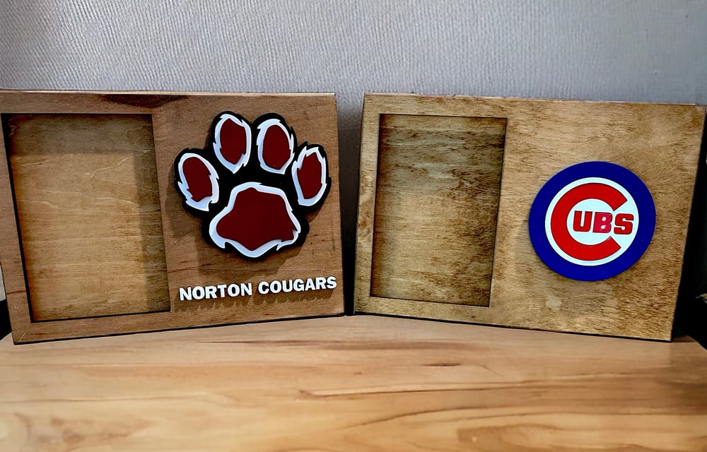 Image of Personalized Wooden Picture Frame