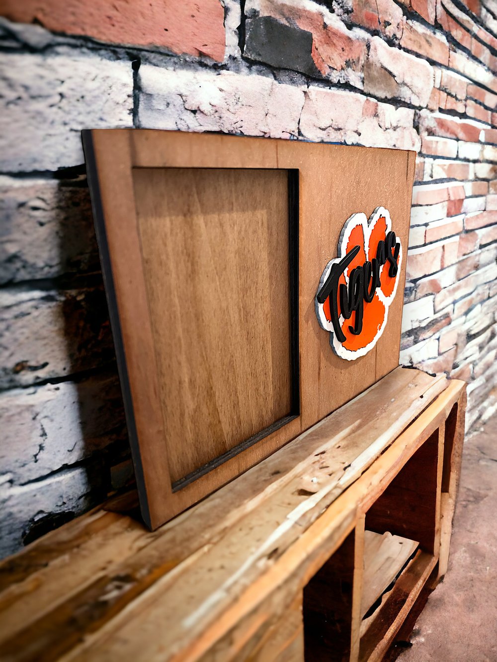 Image of Personalized Wooden Picture Frame