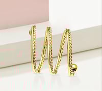 Image 1 of Gold Coil Ring 