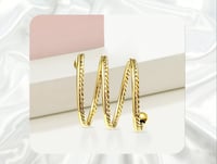 Image 3 of Gold Coil Ring 