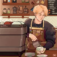 barista andrew | print