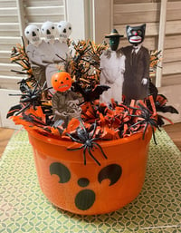 Image 1 of Vintage McBoo Bucket Halloween Decoration