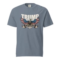 Image 2 of Trump 2024 Eagle Take America Back Unisex Garment-Dyed Heavyweight T-shirt