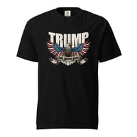 Image 1 of Trump 2024 Eagle Take America Back Unisex Garment-Dyed Heavyweight T-shirt