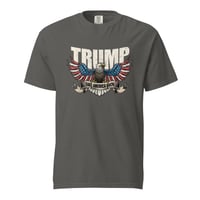 Image 3 of Trump 2024 Eagle Take America Back Unisex Garment-Dyed Heavyweight T-shirt