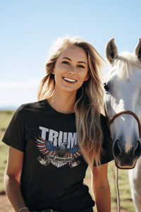 Image 5 of Trump 2024 Eagle Take America Back Unisex Garment-Dyed Heavyweight T-shirt