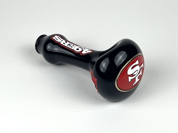 Image of San Francisco 49ers Glass Pipe