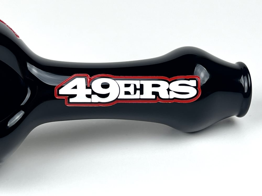 Image of San Francisco 49ers Glass Pipe