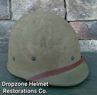 Image 2 of WWII Replica Hawley M-1 Helmet Liner. Rayon Webbing & rayon sweatband. 