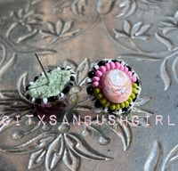 Image 1 of Pink pearl studs