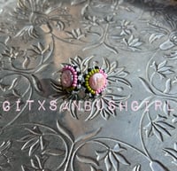 Image 3 of Pink pearl studs