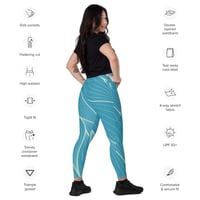 Image 5 of Pretty & Strong Crossover Leggings With Pockets