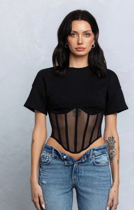 Image of Snatched Corset Top