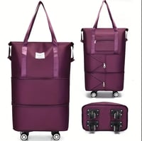 Image 3 of Rolling Travel Bag/Portable Hand Duffle Bag 