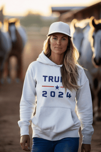 Image 5 of Trump 2024 Hoodie | Pro Trump T-shirt | Pro America Shirt | Republican Shirt | Patriotic Gifts