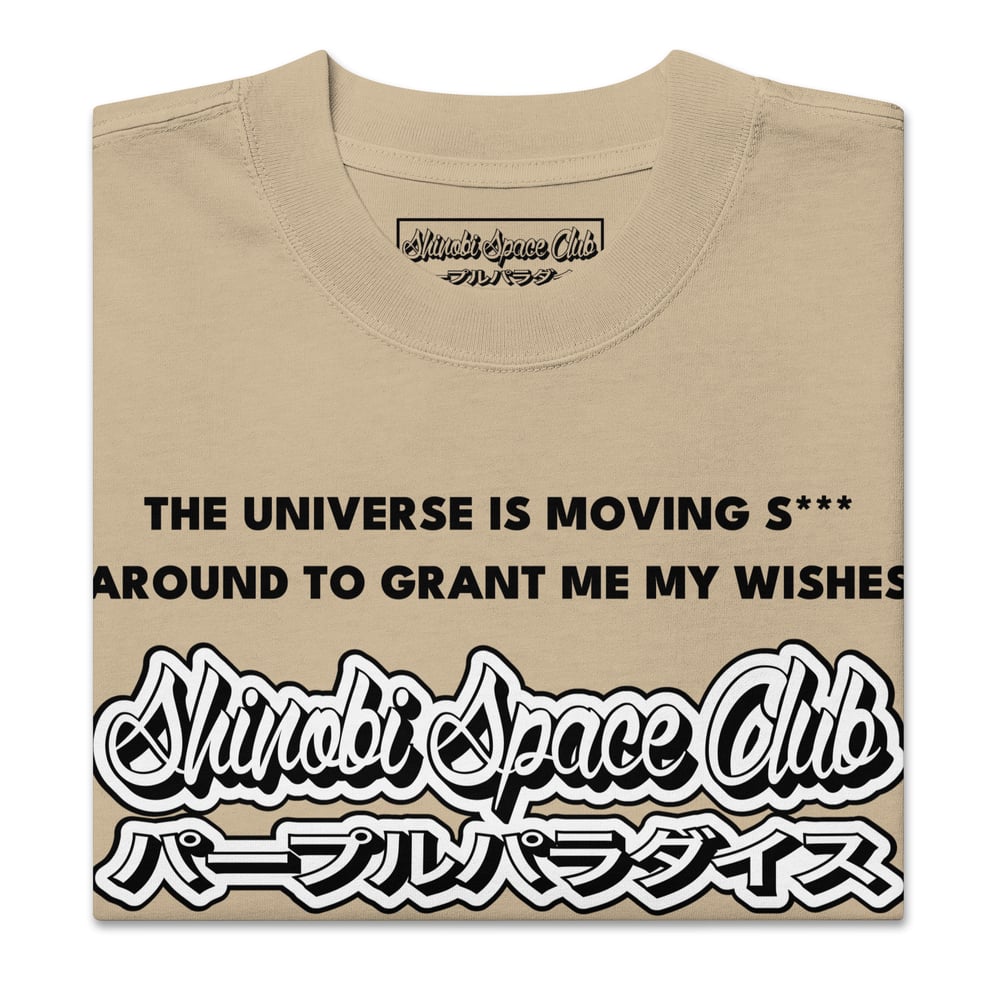 Universe Makes Wishes Oversized Tee - Faded Khaki