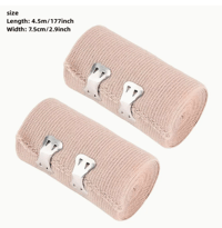 Elastic Bandage Wrap w/ Clips