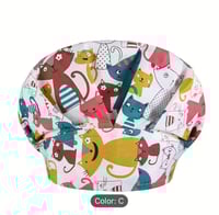 Image 4 of Animal Cartoon Print Nurse Cap
