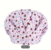 Image 1 of Cartoon Print Nurse Cap