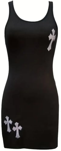 Image 2 of Mini tank bodycon dress 