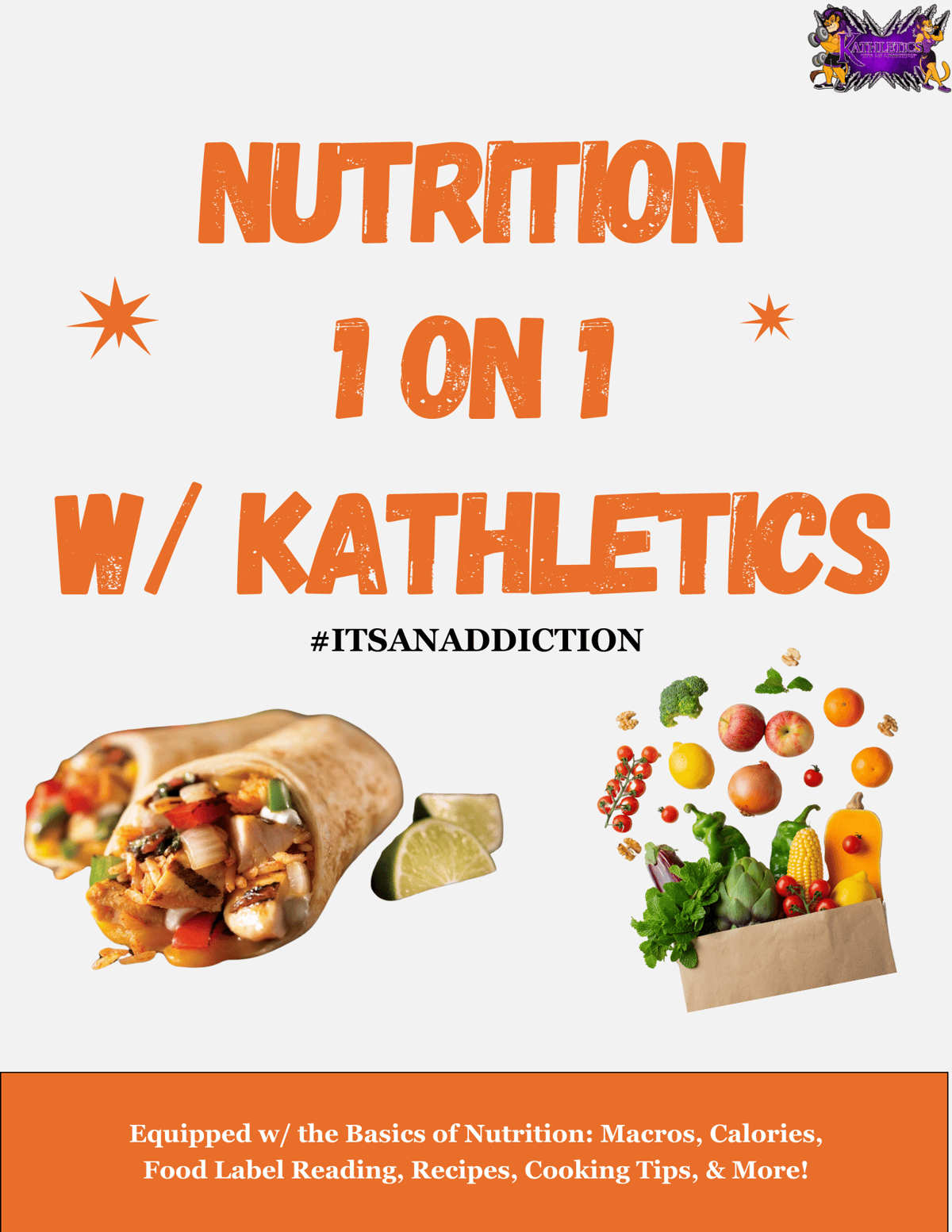 Nutrition 1-on-1 w/ Kathletics E-Book