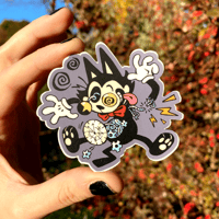 Image 2 of Cat Clock Sticker