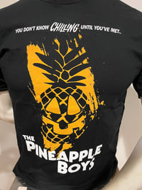 Image 2 of the pblc shirt with a pun on it