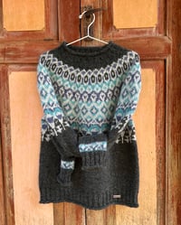 Image 5 of Matoaka - Icelandic wool sweater - Rough sea - Ready to ship