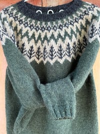 Image 3 of Valemon - Icelandic wool sweater - Pine green - Ready to ship