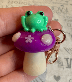 Image of Froggy Mushroom Charm