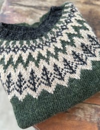 Image 4 of Valemon - Icelandic wool sweater - Pine green - Ready to ship