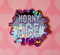H*rny Ace Holographic Sticker