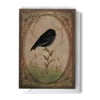 Karure/ Black Robin Greeting Card