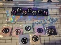 Image 1 of Voltron Pixel Bayard Acrylic Pins